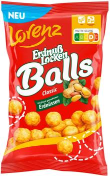 Lorenz - Erdnuss-Locken Balls Classic 130g